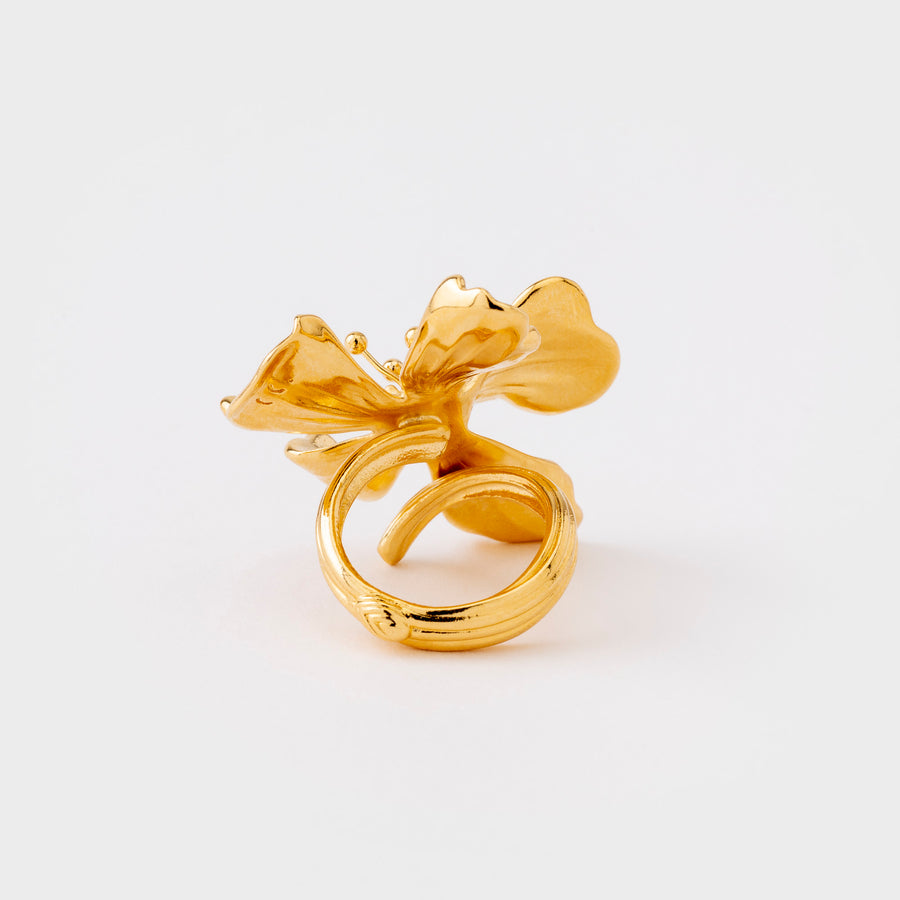 Gold FLORA ring