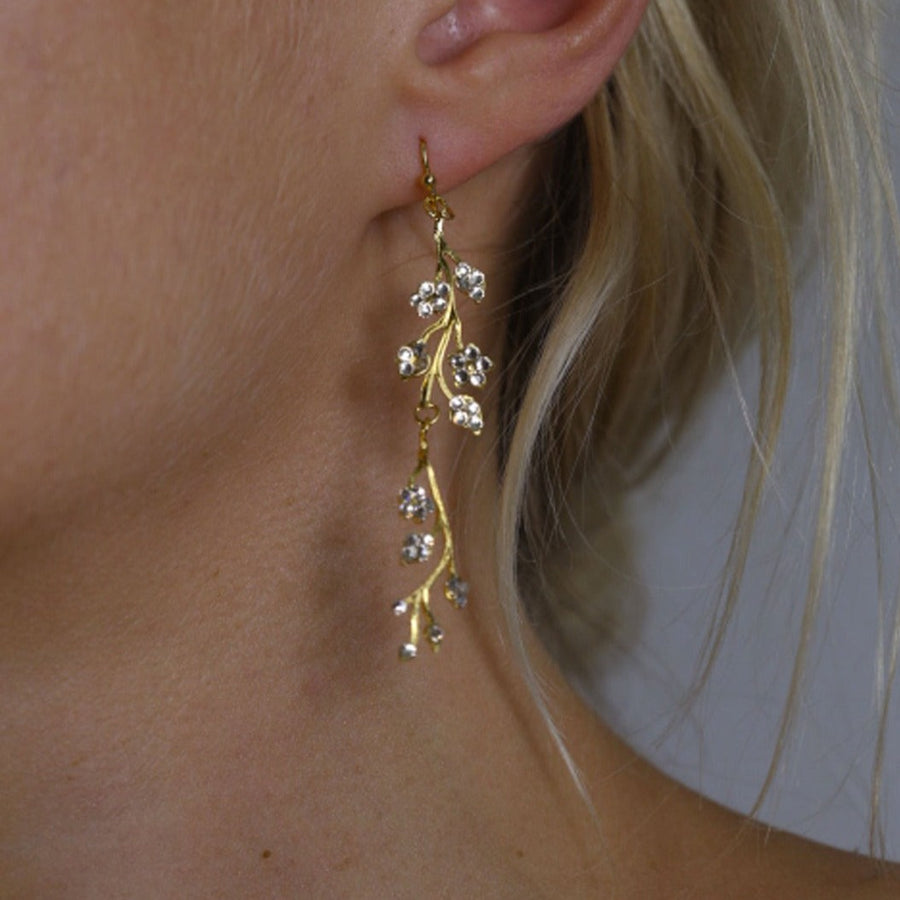 VERONE GOLD SILK earrings