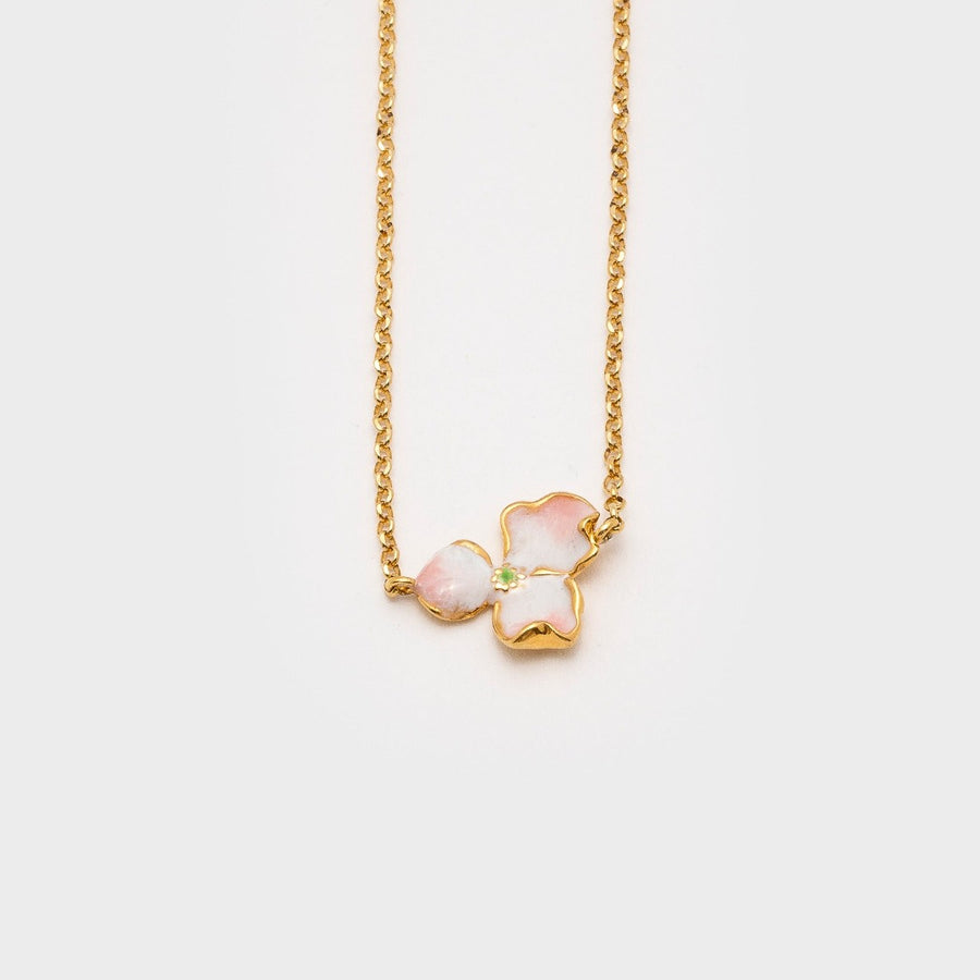 Clover XS resin necklace