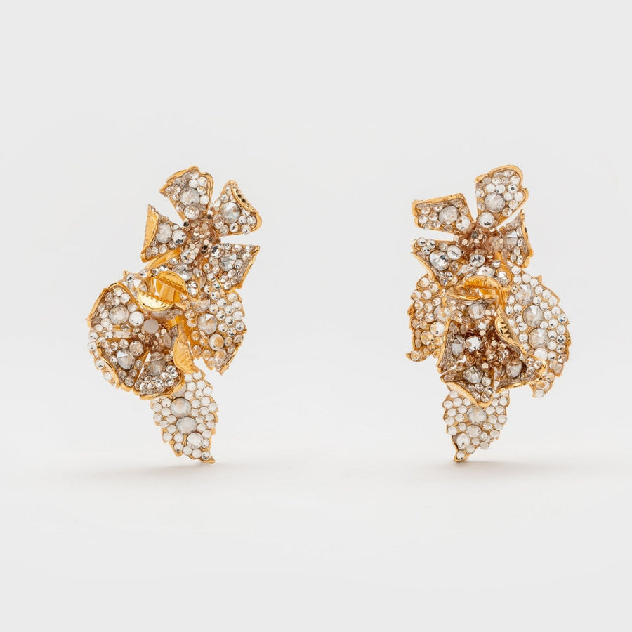 WS earrings BRUME gold/cristal
