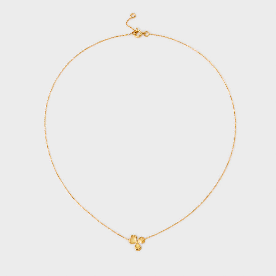 Trefle necklace in 18k gold