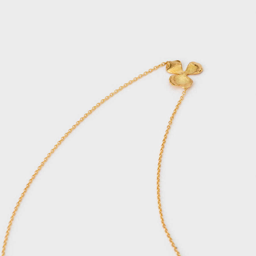 Trefle necklace in 18k gold