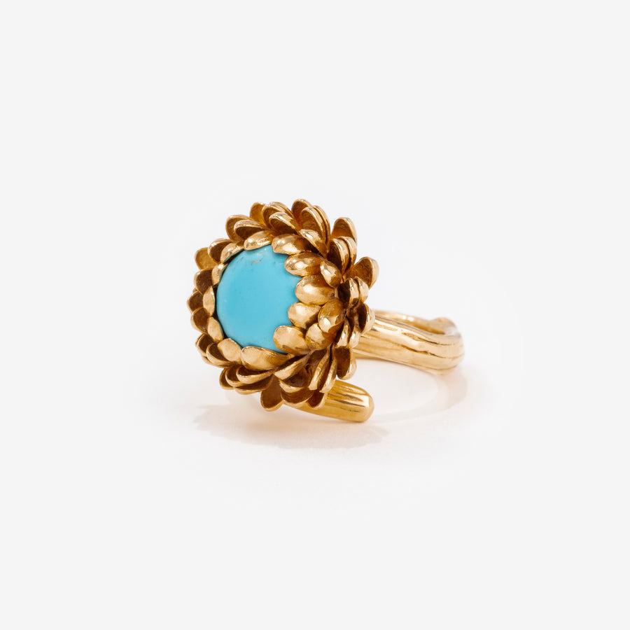 Bague Petit Chardon Turquoise