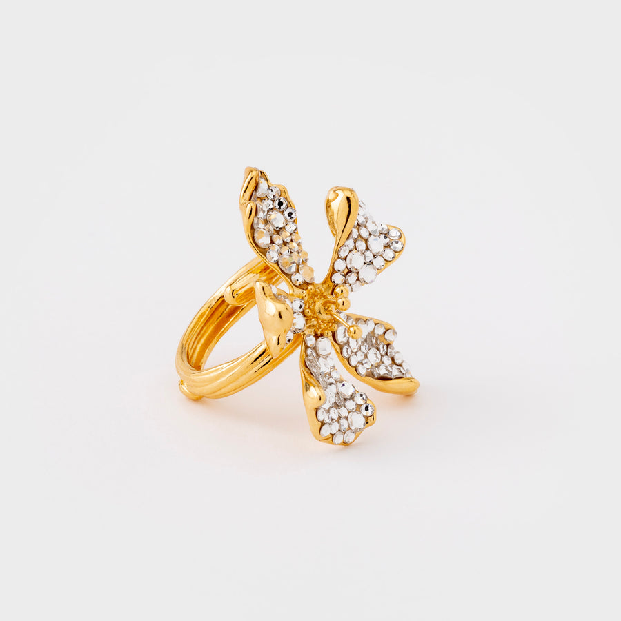 Bague FLORA strass