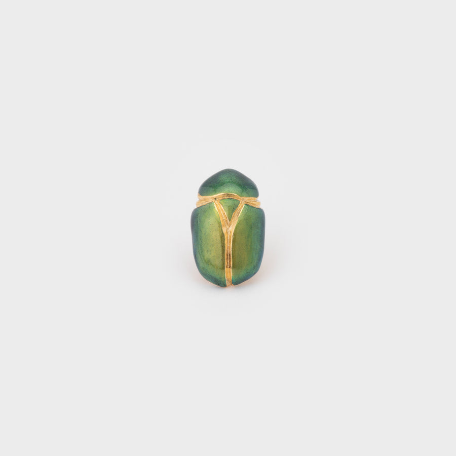 WS pin's BEETLE gold/green