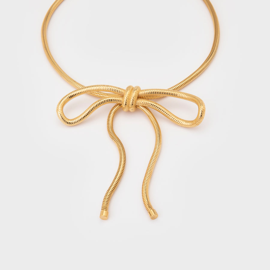 WS necklace KNOT gold