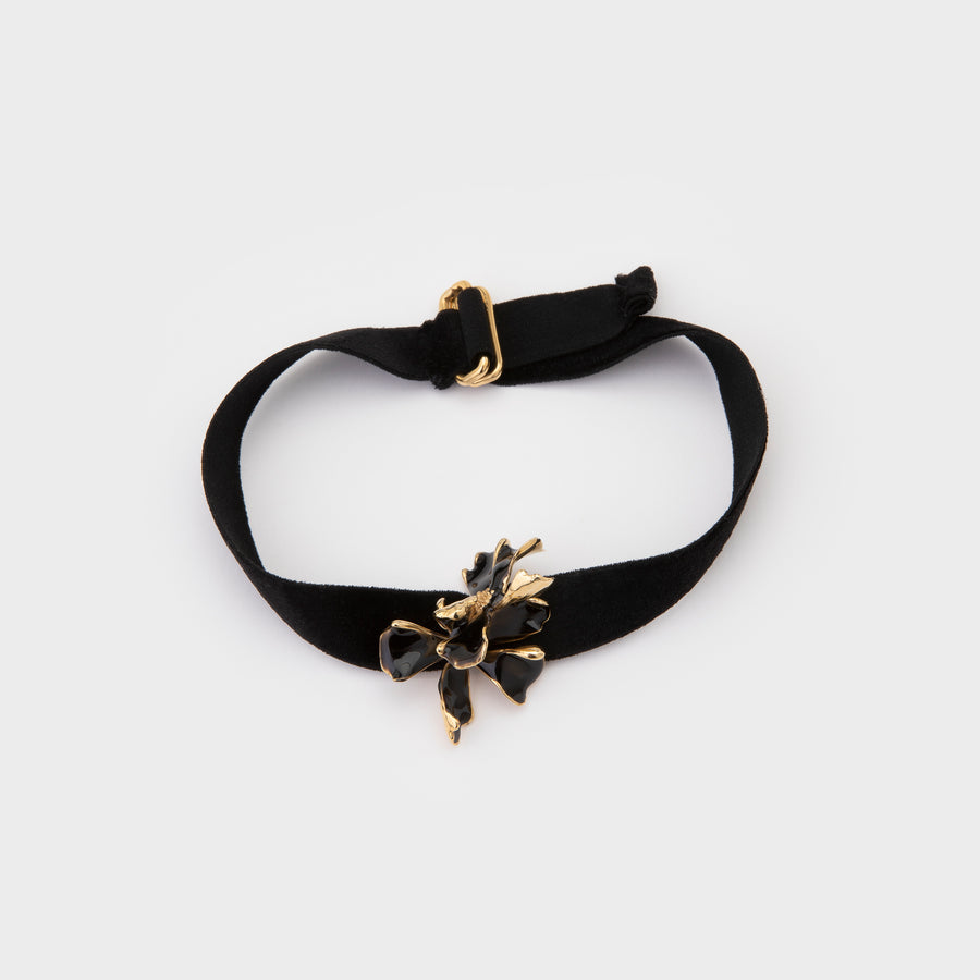 WS necklace GINA gold/black