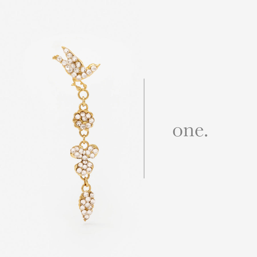 AMBER STUD EARRINGS