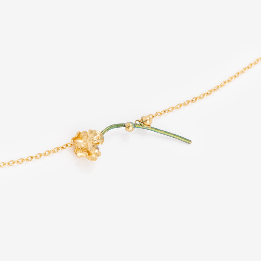 Collier Herbier 3 fleurs