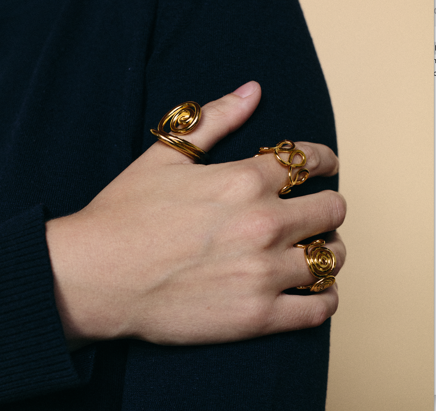 Bague Torsade