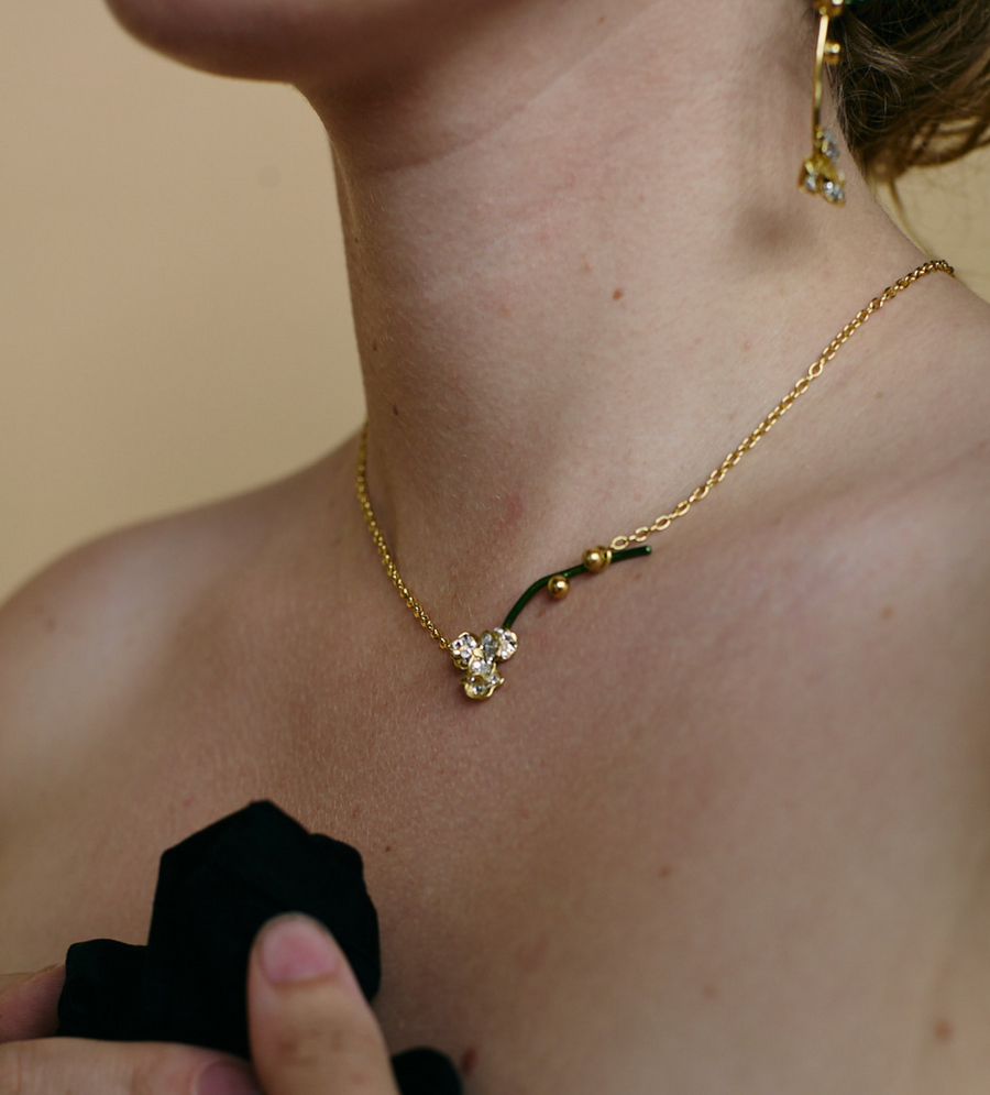 Collier Herbier Ras de Cou