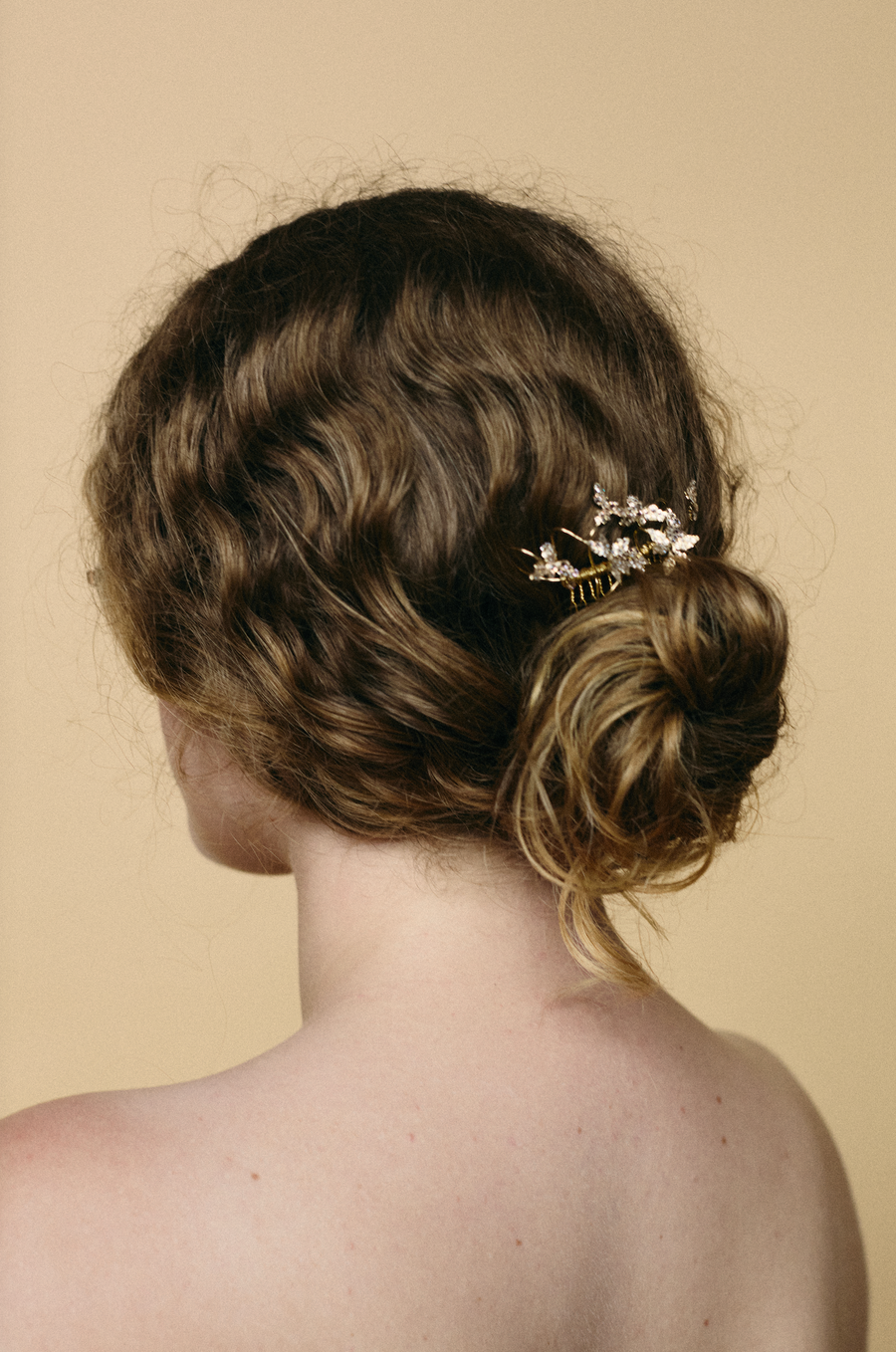 Peigne Voyage Gold Strass