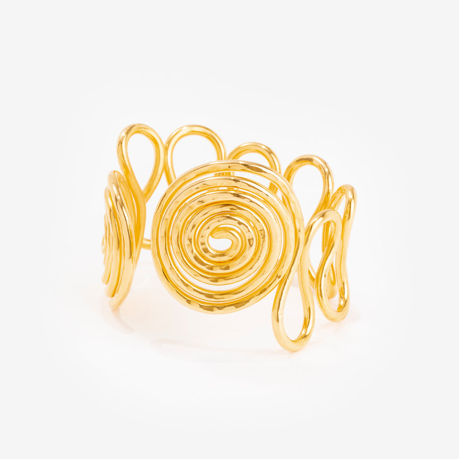 Bracelet Manchette Spirale