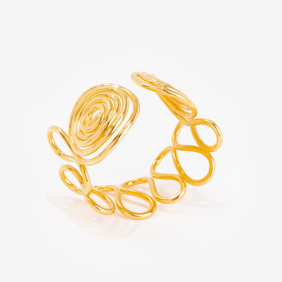 Bracelet Manchette Spirale