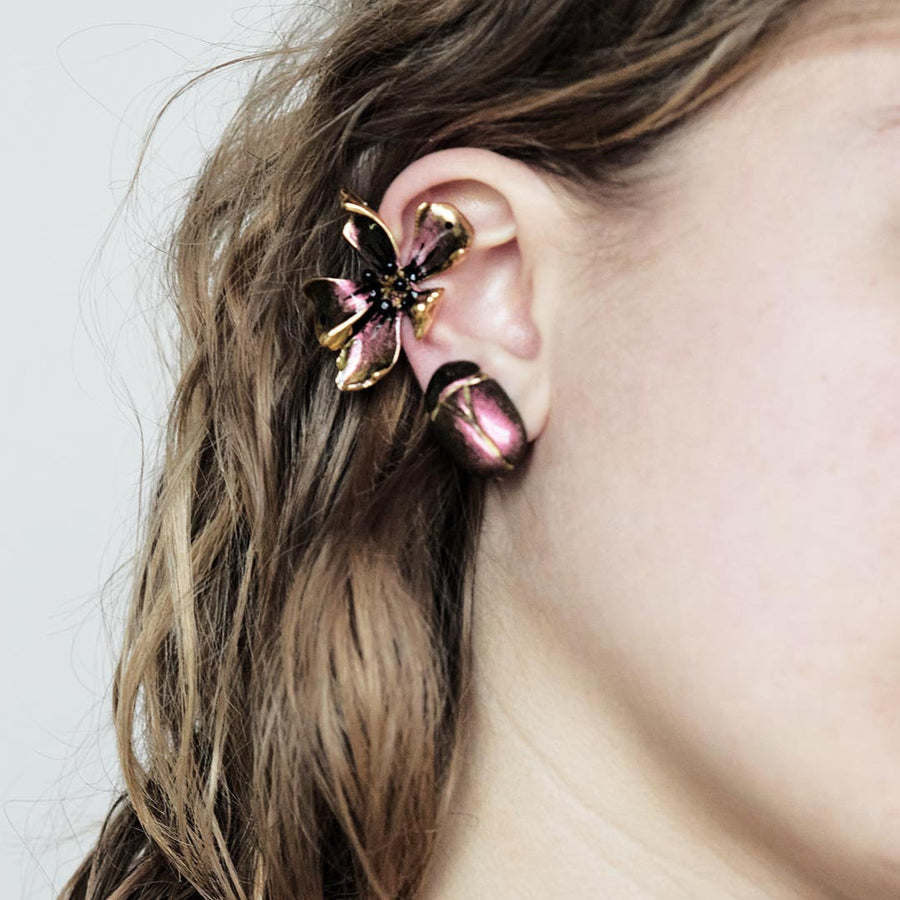 ONE - CLIP Boucle d'oreille Passy purple