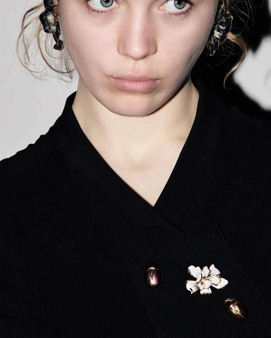 Broche Lucy Doré