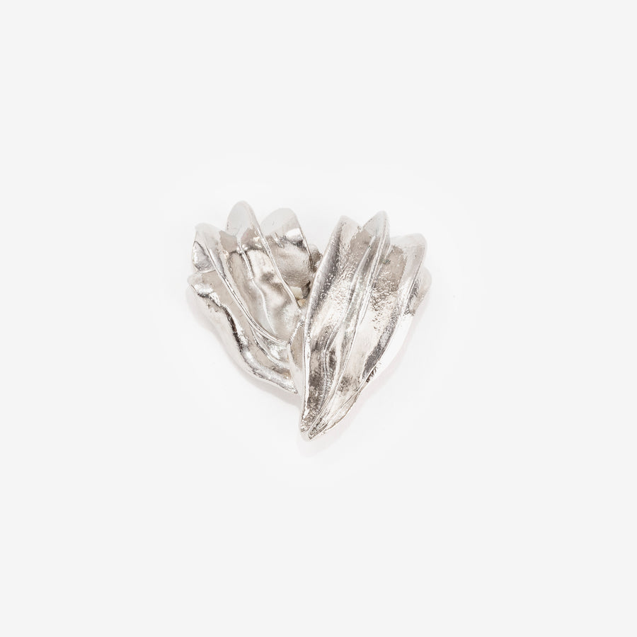 Pins Cœur L Silver