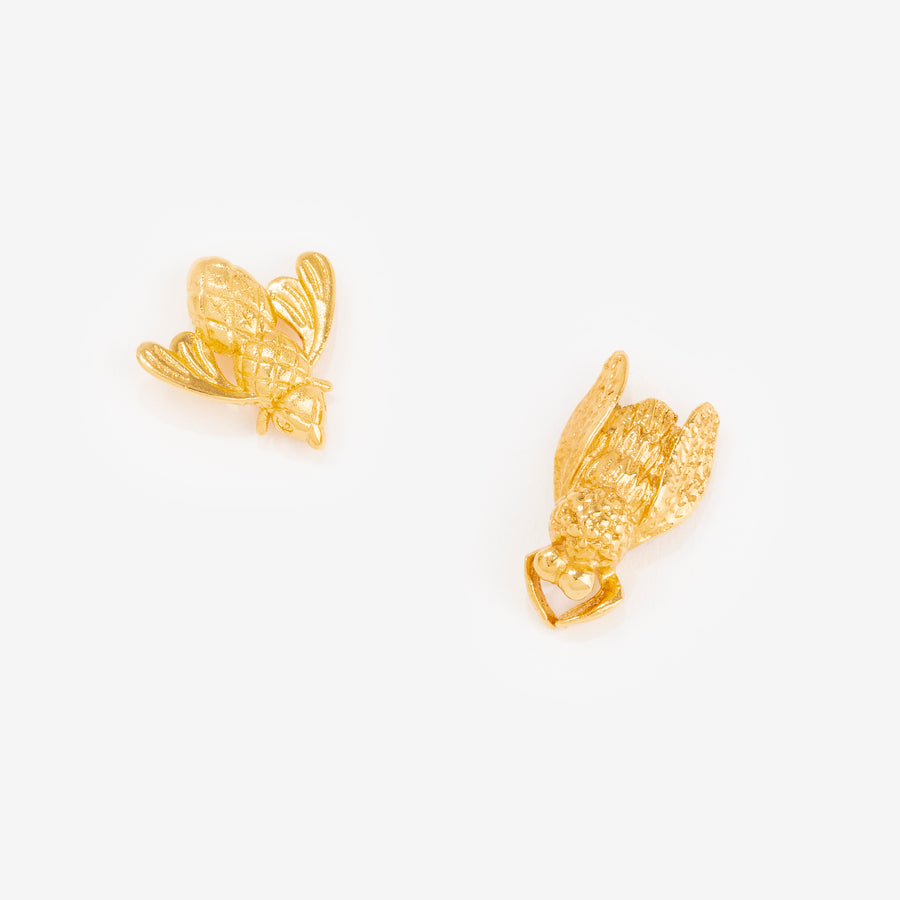 Set Pin's Scarabée Abeille Mouche