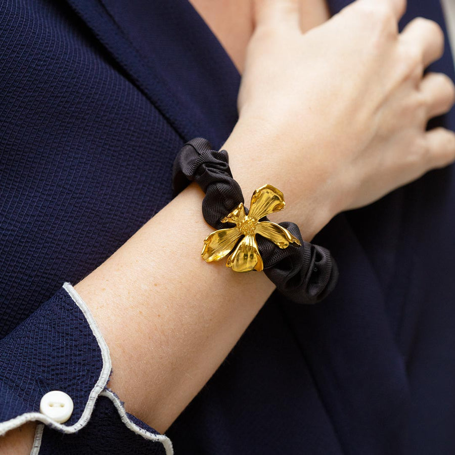 Bracelet chouchou FLORA GOLD