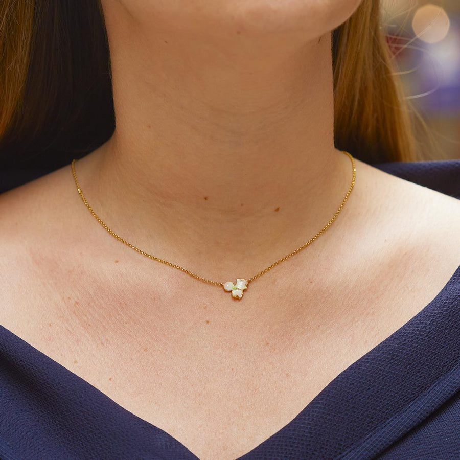 Collier Trèfle S résine