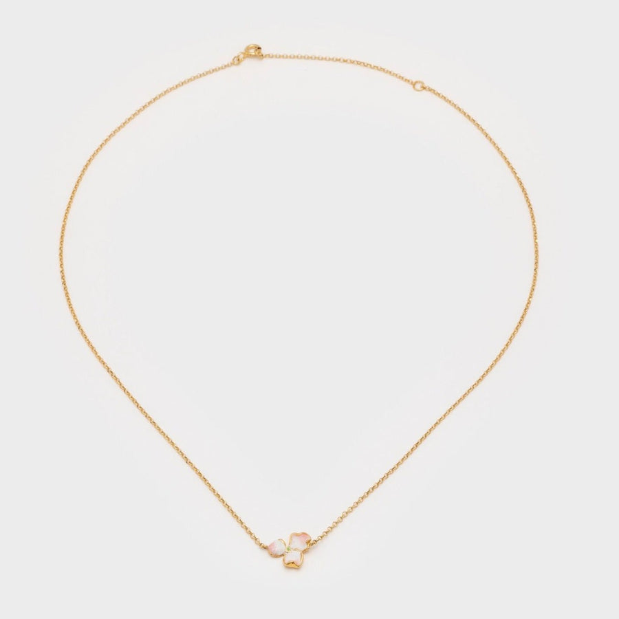Collier Trèfle S résine